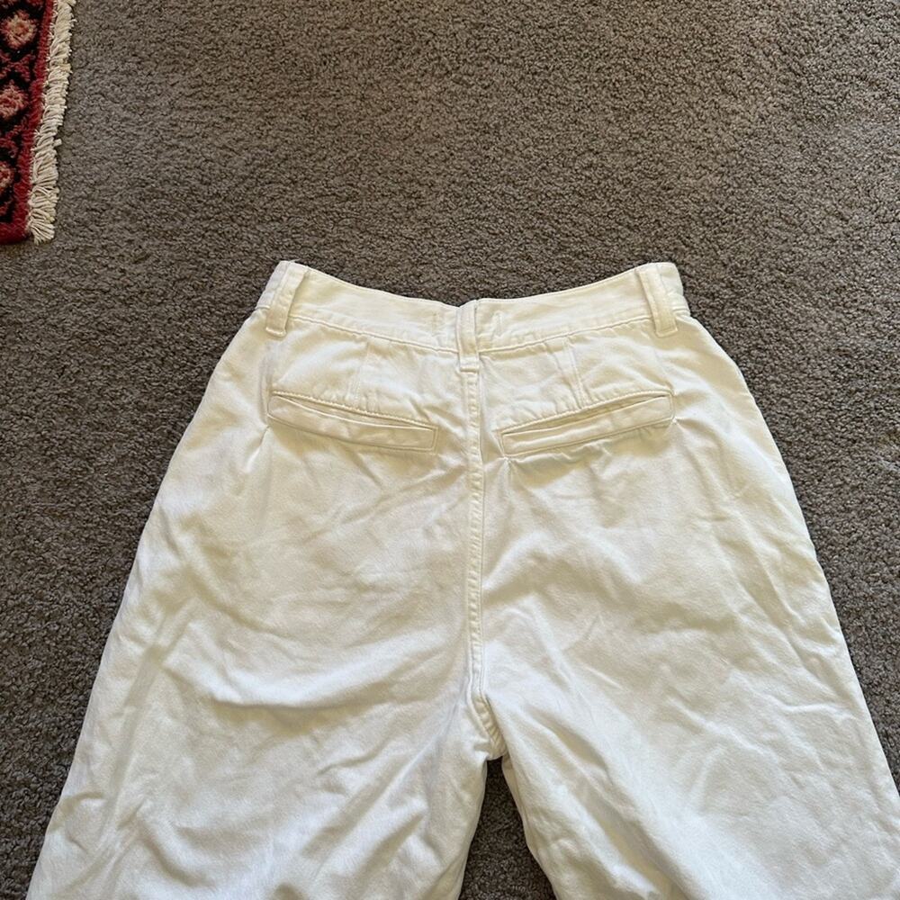 Madewell White Harlow Wide Leg Jean - Picture 9 of 10